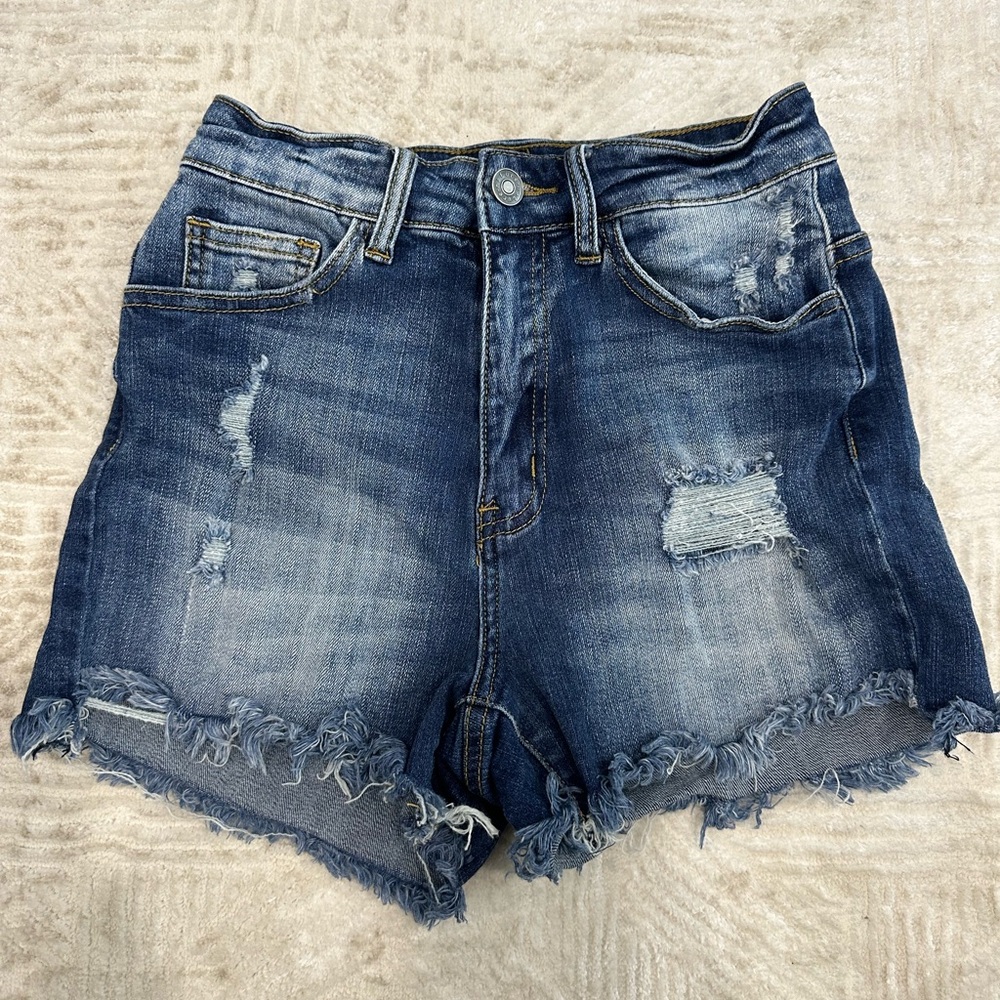 Distressed Denim Women's Shorts